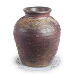 备前 梳目波纹纹壶