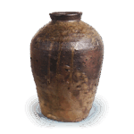 备前 梳齿波纹纹壶