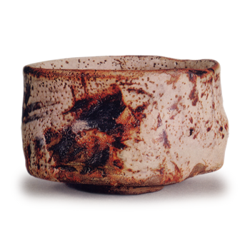 志野茶碗 铭羽衣