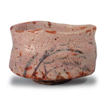 志野茶碗 铭振袖