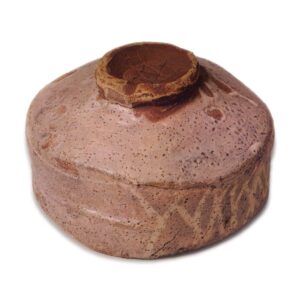 鼠志野茶碗 铭山端