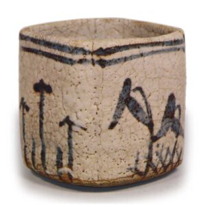 志野草花纹火入