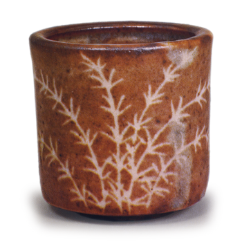 赤志野草纹香炉