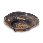 鼠志野鶺鴒文鉢