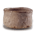 无地志野茶碗 铭卯の花