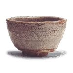 鼠志野茶碗