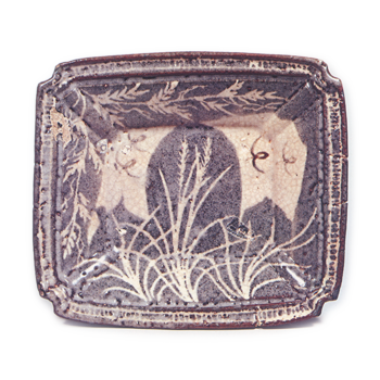 鼠志野芒纹额盘