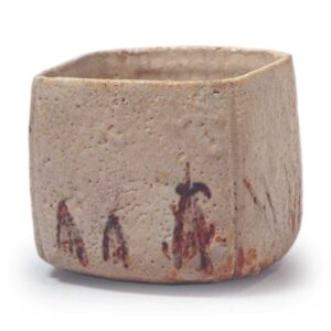 志野竹笋纹向付