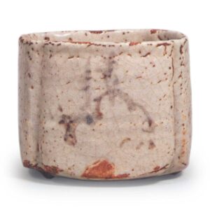 志野山水纹向付