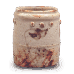 志野草花纹向付