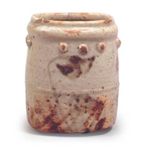 志野草花纹向付