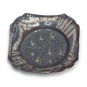 鼠志野飞鸟纹向付