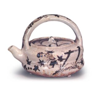 志野草花纹銚子