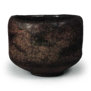 黑茶碗 铭菖蒲