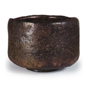 黑茶碗 铭本觉坊