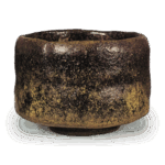 黑茶碗 铭五月雨