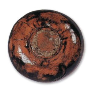 飴釉茶碗 铭纸屋