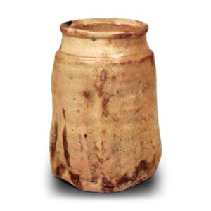 黄瀬戸 旅枕 花入