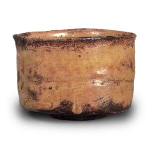 黄瀬戸 茶碗 銘朝比奈