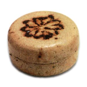 黄瀬戸 菊文 香合