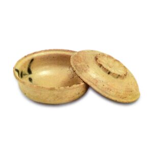 黄瀬戸 菊紐 蓋付 向付