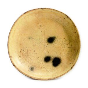 黄瀬戸 菊紐 蓋付 向付