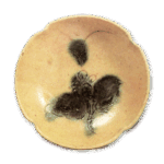 黄瀬戸 草花文 向付