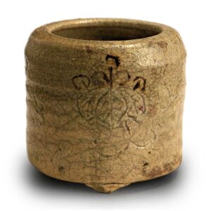 黄瀬戸 构文 香炉