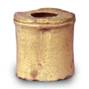 黄瀬戸 竹 蓋置