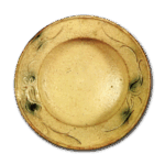 黄瀬戸丁子唐草文鉢