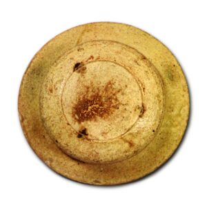 黄瀬戸丁子唐草文鉢