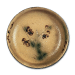 黄瀬戸 梅树纹 盆