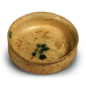 黄瀬戸 梅树纹鉢