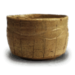 黄瀬戸 茶碗 铭山路