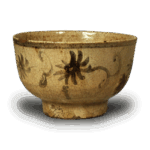 绘瀬戸 菊唐草纹 茶碗