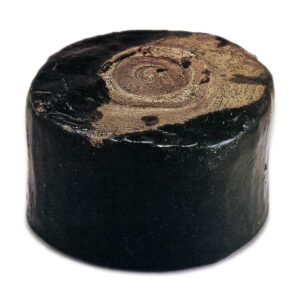 瀬戸黑 茶碗 铭小原女