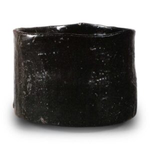 瀬戸黑 茶碗 铭ワラヤ