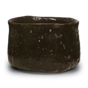 瀬戸黒 茶碗 銘山里