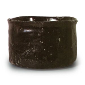 瀬戸黒 茶碗 銘スル墨