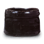 瀬戸黑 茶碗 铭玄海