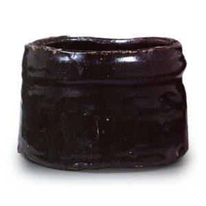 瀬戸黑 茶碗 铭玄海