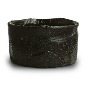 瀬戸黑 茶碗 铭三番叟