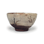 绘唐津 草纹 茶碗