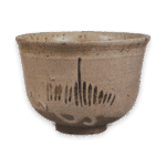 绘唐津 木贼纹 茶碗