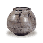 斑唐津点斑纹壶