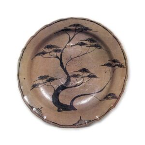 绘唐津松纹大盘