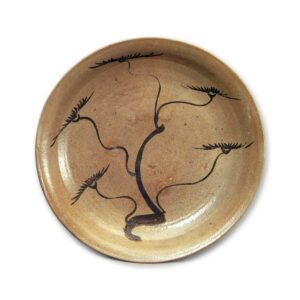 绘唐津松纹大盘