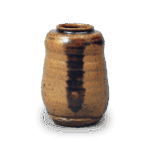 唐津茶入 铭思河