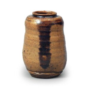 唐津茶入 铭思河