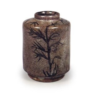 绘唐津肩冲茶入